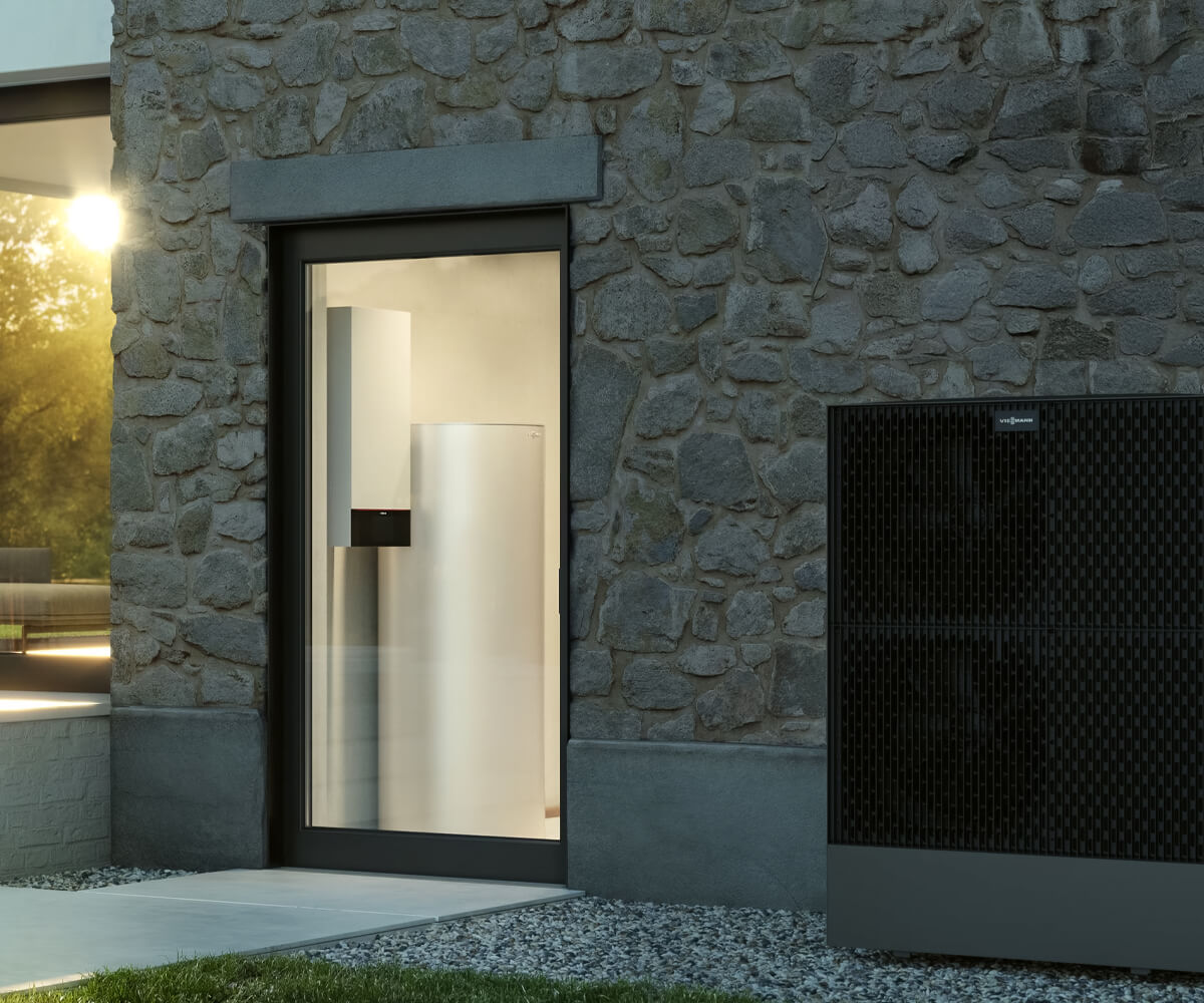 Technische Ausstattung von SYSTEM MASSIVHAUS - Heizen per Wärmepumpe